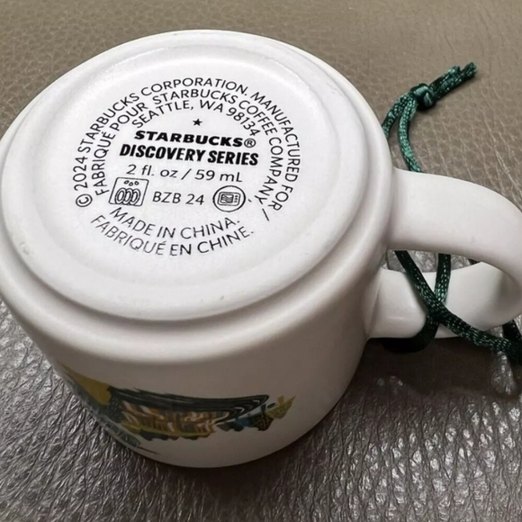 Starbucks Maine Discovery Series Collector Ornament Mini Espresso Mug 2 oz - Picture 3 of 3
